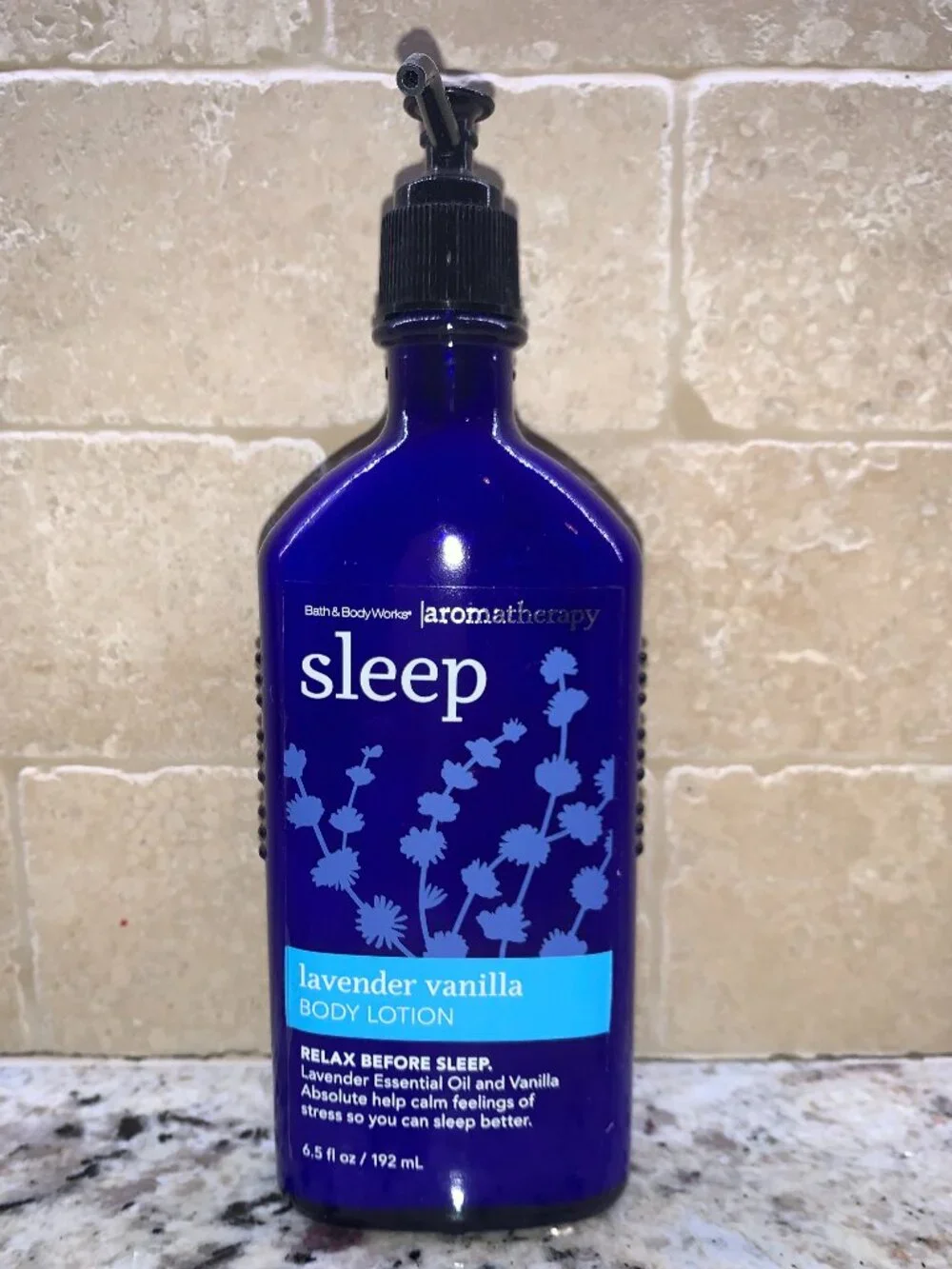 Bath & Body Works Aromatherapy Lavender Vanilla Body Lotion NWOT